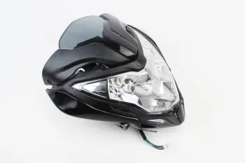 BAJAJ PULSAR NS-200 - пластик обтічник фари + фара, вітровик, к-кт Китай (42758)