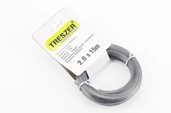 Леска d=2,0mm, 15м квадрат, двухкомпонентная TRESZER (47292)