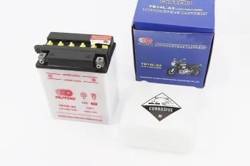 Аккумулятор 14Аh YB14L-A2 кислотный (L134*W89*H166mm) OUTDO (47461)