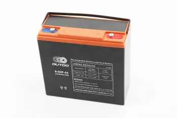 Аккумулятор 12V23Ah Outdo 6DZF24 кислотный (180x78x170mm) (56647)