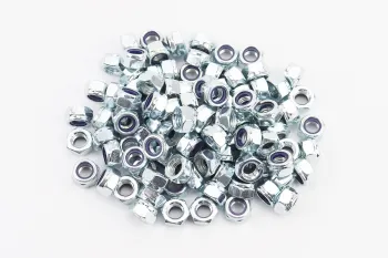 Гайка М8x1,25 самостоп 6 цб DIN985 (100шт) Украина (62749)