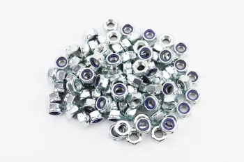 Гайка М10x1,5 самостоп 6 цб DIN985 (100шт) (62751)
