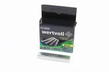 Скобы закаленные 8мм/10,6x1,25мм, R140 (1000шт) FX-2208 Wertvoll (63599)