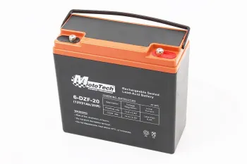 Аккумулятор 12V 21Ah 6DZF20 кислотный (180 x 78 x 170mm) Mototech (64030)