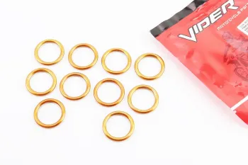 50CC4T - Прокладка глушителя круглая металл 23x30mm (10шт) Viper (65364)