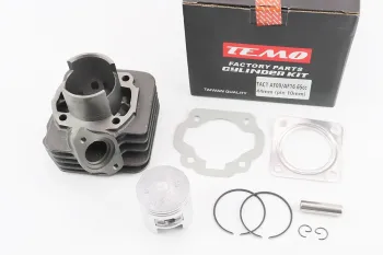 Honda Tact AF09 / AF16 - Цилиндр к-кт (цпг) 65cc 44мм (палец 10мм, крепление глушителя 54мм) TEMO (66554)
