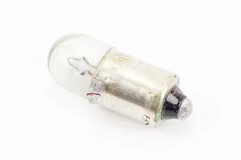 Лампа поворота (белая c цоколем) 12V/3W T8.5 BA9S Китай (68783)