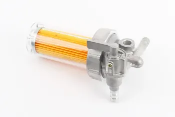 R175-180 - Кран топливный + фильтр (вход/выход в сторону) (71789)