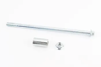 Storm - Вісь переднього колеса 12mm; L243mm + втулка, гайка PRC (72900)