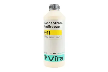 Жидкость охлаждающая концентрат (антифриз) Vira G11 (-33°C) желтый, 1,5L (73158)