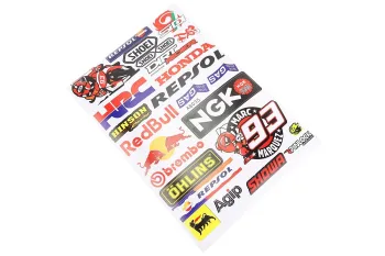 Наклейки набір 25шт multi-brand A8035 (24х30см) Китай (81483)