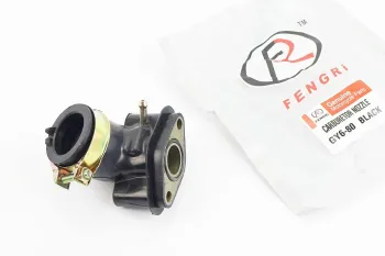 50CC4T - Патрубок карбюратора (червоний) FENGRI (81662)