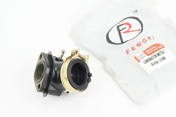 125-150CC4T - Патрубок карбюратора червоний FENGRI (81684)