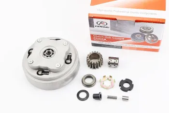 Delta 110-125CC - Зчеплення дводискове в зборі (кошик) механіка + 9 деталей FENGRI (81747)
