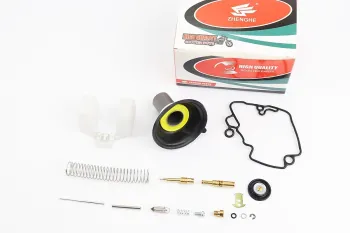 50CC4T - Ремонтный к-кт карбюратора 50-80cc, 15 деталей + поплавок + мембрана 18мм (83236)