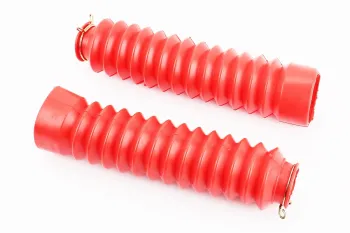 125J / V150A - Гофры передних амортизаторов d=30/50; L=200mm к-кт 2шт (красные) ZHENGHE (83330)