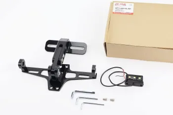 Кронштейн номерного знаку TUNING (чорний) TEMO (85089)