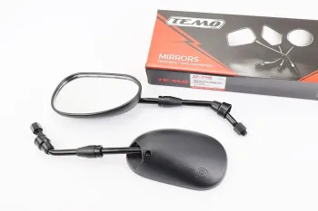 Дзеркала к-кт чорні краплі, м10 TEMO (85099)