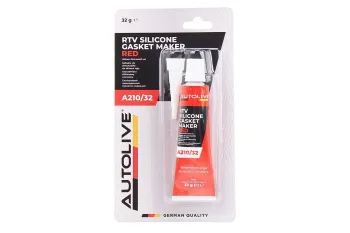 Герметик силиконовый высокотемпературный Autolive Gasket Maker RED 32g (87003)