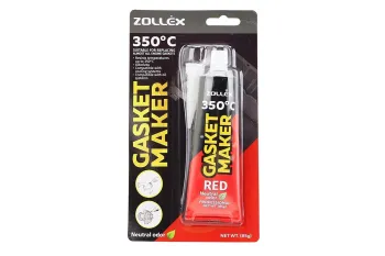 Герметик силиконовый высокотемпературный Zollex Gasket Maker RED (85g) красный (87942)