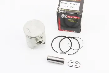 Поршень, кольца, палец к-кт Honda DIO65 43мм +0,25, Тайвань (палец 12мм) Mototech (9351)