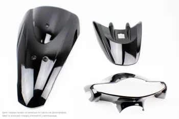 Honda DIO AF-56 пластик - к-кт фарбовані 5 деталей, ЧОРНИЙ Китай (9626)