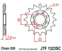 Звезда передняя JT SPROCKETS JTF1323.13SC (5399)