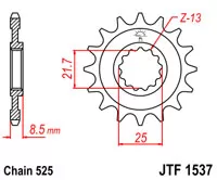 Звезда передняя JT SPROCKETS JTF1537.16 (5732)