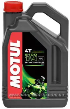 Моторное масло MOTUL 5100 4T SAE 10W40 (4L) (3567)