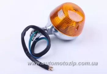 Alpha - Поворот круглий (пластик хром) (1шт.) TATA AGRO-MOTO (39680)