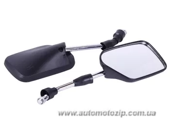 ALPHA - Зеркала квадратные 10 mm (пара) Y-BOX (41050)