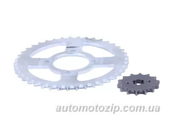 Alpha - Передняя + задняя звезда 428H 14Т/41Т (Y-BOX) TATA AGRO-MOTO (63915)