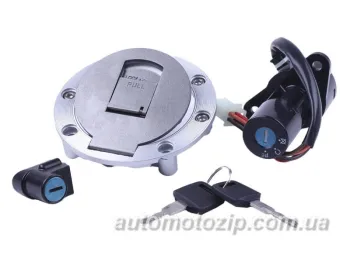 CB-125/150 - Замок зажигания + крышка бака (TTG) TATA AGRO-MOTO (63964)