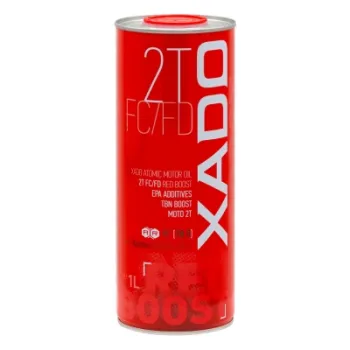 Моторна олива для мототехніки XADO Atomic Oil 2T FC/FD RED BOOST (1L) (74278)