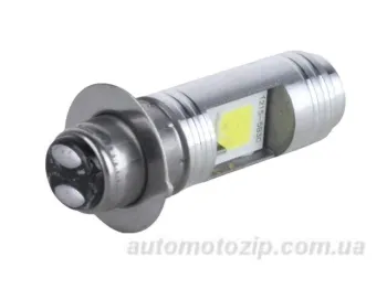 Лампа фари діодна (LED) 2 кристали 1 вусик P15D-25-1 12V 35/35W тип 2 - АМ (YBX) (82632)